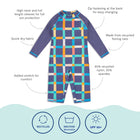 UV Protective Surf Suit Multi Check